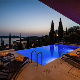 5-Bedroom Luxury Sea-View Villa with Infinity Pool near Dubrovnik – Sleeps 10
